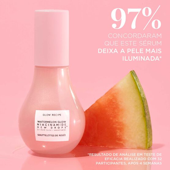 MINI SÉRUM ILUMINADOR COM NIACINAMIDA GLOW RECIPE WATERMELON GLOW DEW DROPS